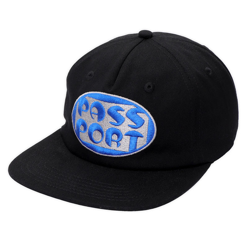 PASS PORT(パスポート)/ Rounded Workers Cap -BLACK-