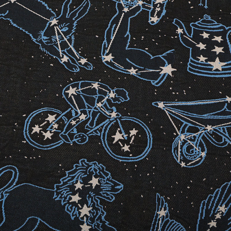 PASS PORT(パスポート)/ Stargazer Throw Blanket -BLACK-