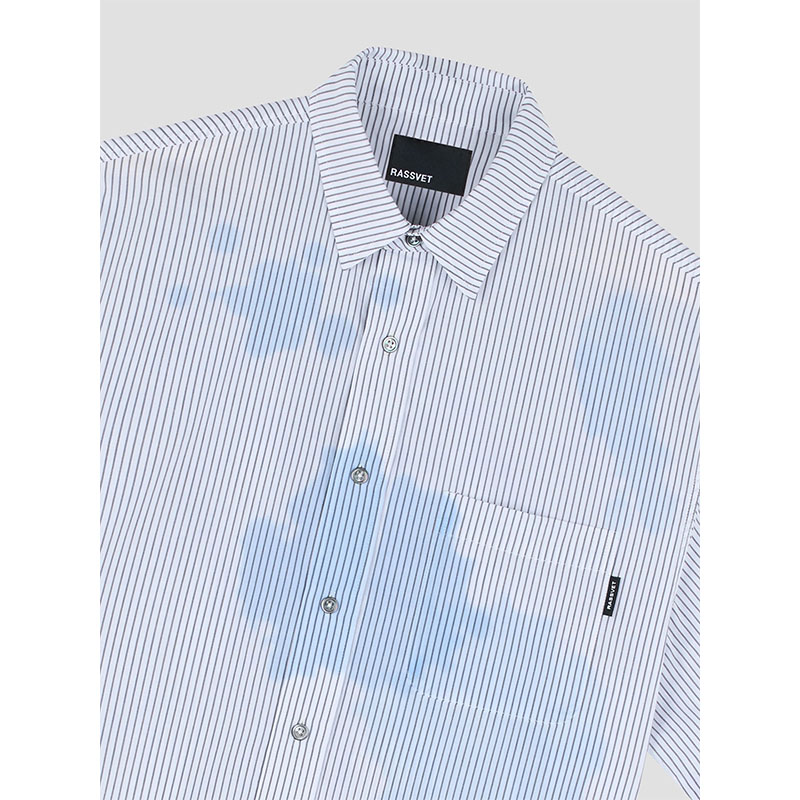 RASSVET(ラスベート)/ SUN FADED SS SHIRT -GREY-