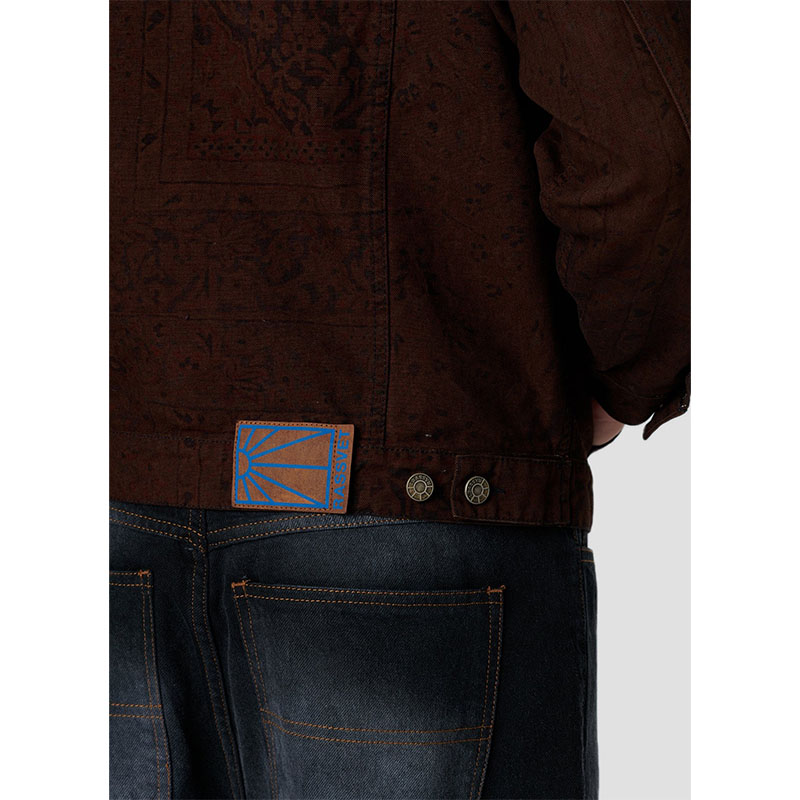 RASSVET(ラスベート)/ SUN DYED ALLOVER PRINTED DENIM JACKET -MULTI-