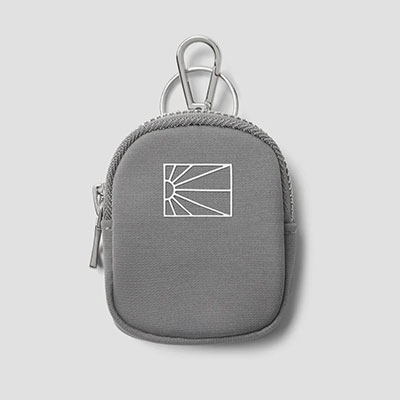 RASSVET(ラスベート)/ NYLON HEADPHONE CASE -GREY-