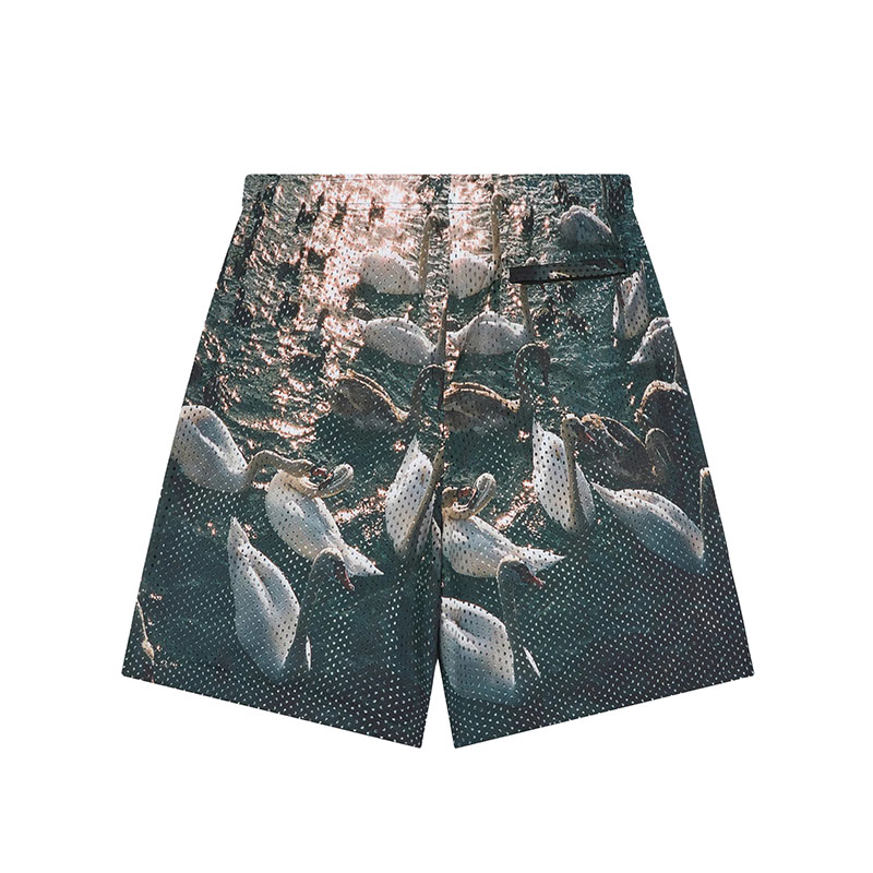 RASSVET(ラスベート)/ SWAN MESH SHORTS -MULTI-