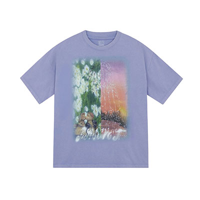 RASSVET(ラスベート)/ KISS TEE SHIRT -LILAC-