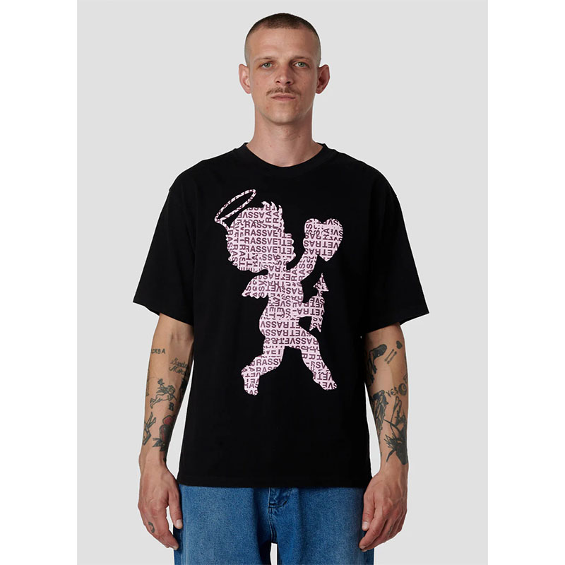 RASSVET(ラスベート)/ CUPID TEE SHIRT -BLACK-