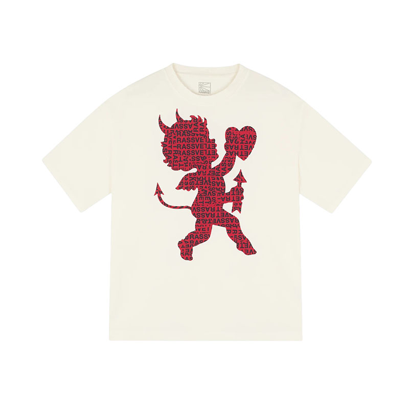 RASSVET(ラスベート)/ DEVIL TEE SHIRT -WHITE-