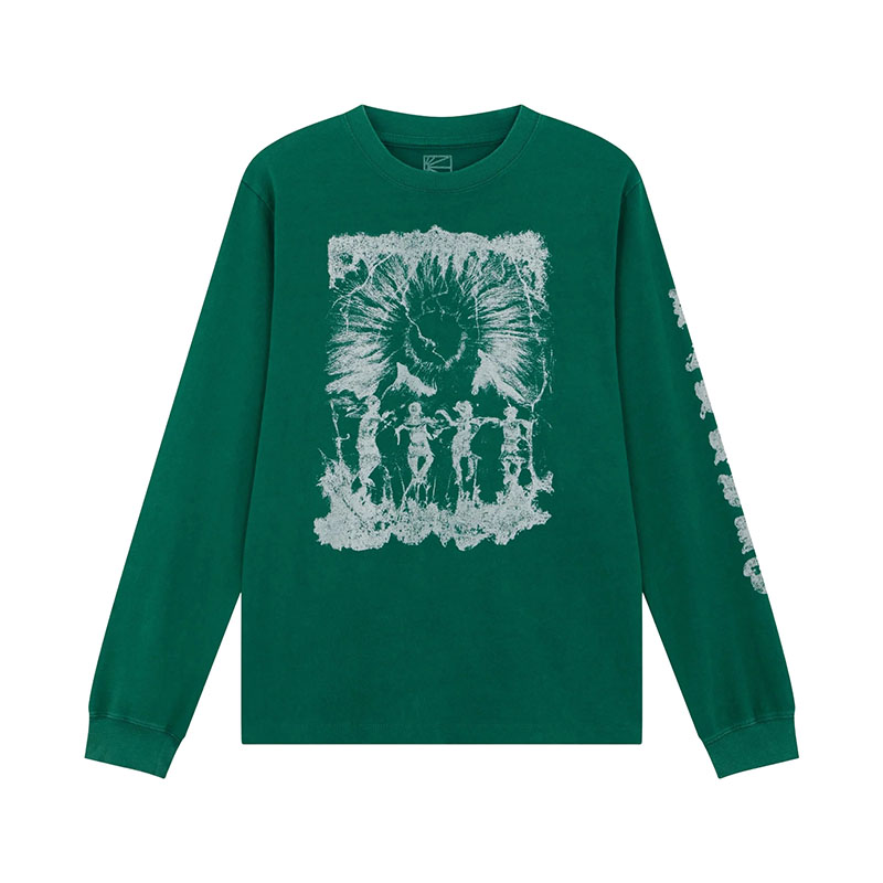 RASSVET(ラスベート)/ SUN DANCE LS TEE SHIRT -GREEN-