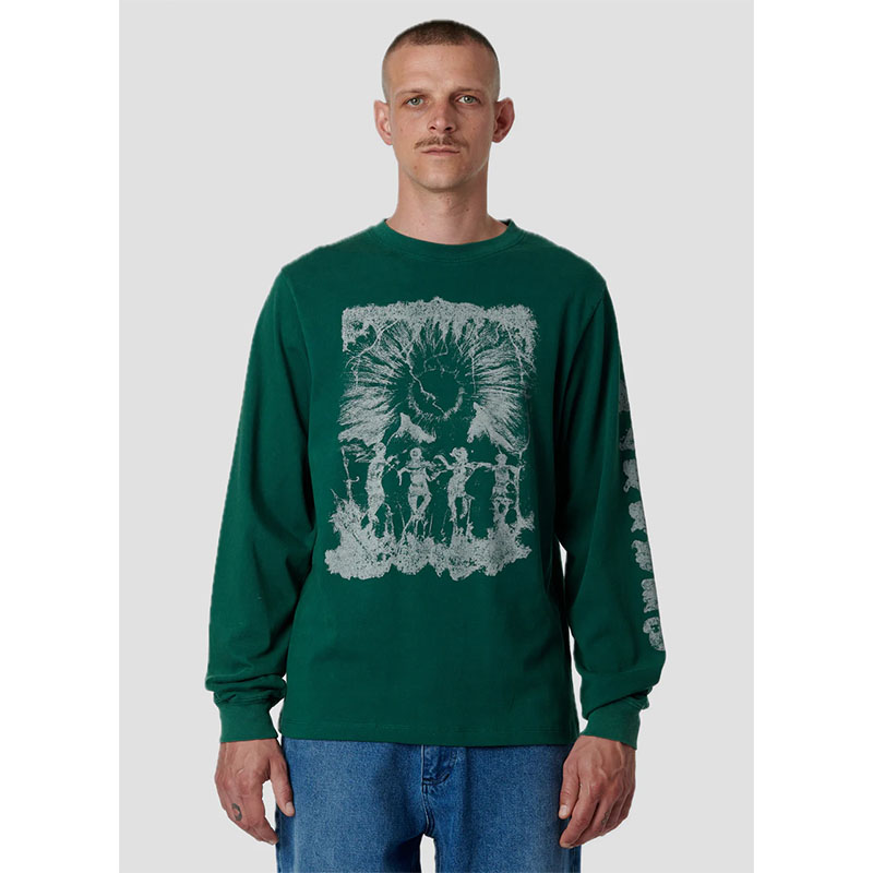 RASSVET(ラスベート)/ SUN DANCE LS TEE SHIRT -GREEN-