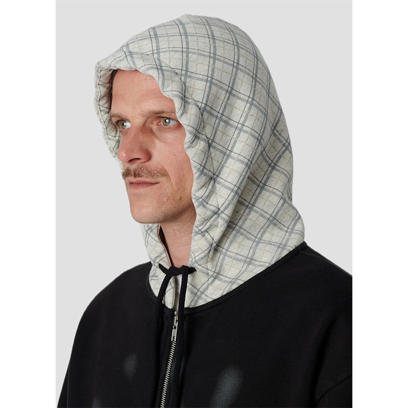 RASSVET(ラスベート)/ SUN GADED ZIP HOODIE -BLACK-