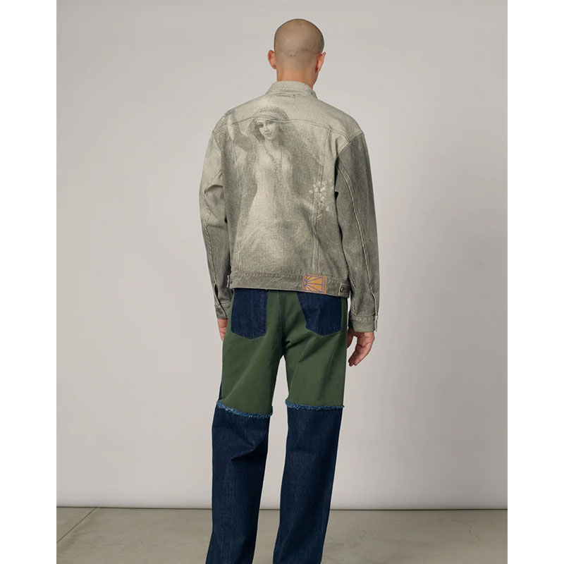 RASSVET(ラスベート)/ LOOSE FIT NYMPH DENIM TRUCKER JACKET -BLACK-