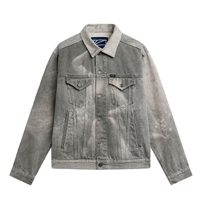 RASSVET(ラスベート)/ LOOSE FIT NYMPH DENIM TRUCKER JACKET -BLACK-