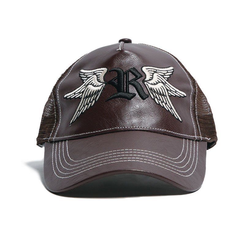 RASSVET(ラスベート)/ SWALLOWS TRUCKER CAP -BROWN-