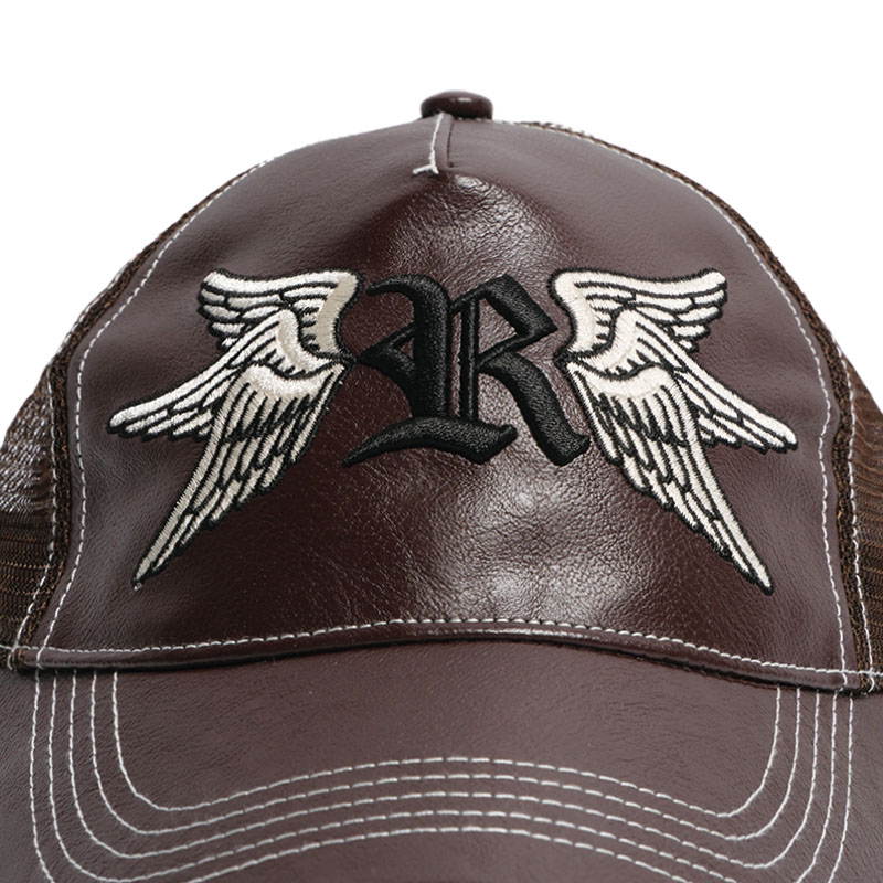 RASSVET(ラスベート)/ SWALLOWS TRUCKER CAP -BROWN-