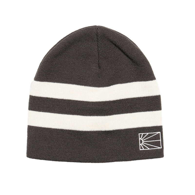 RASSVET(ラスベート)/ PRINTED BEANIE -BROWN-