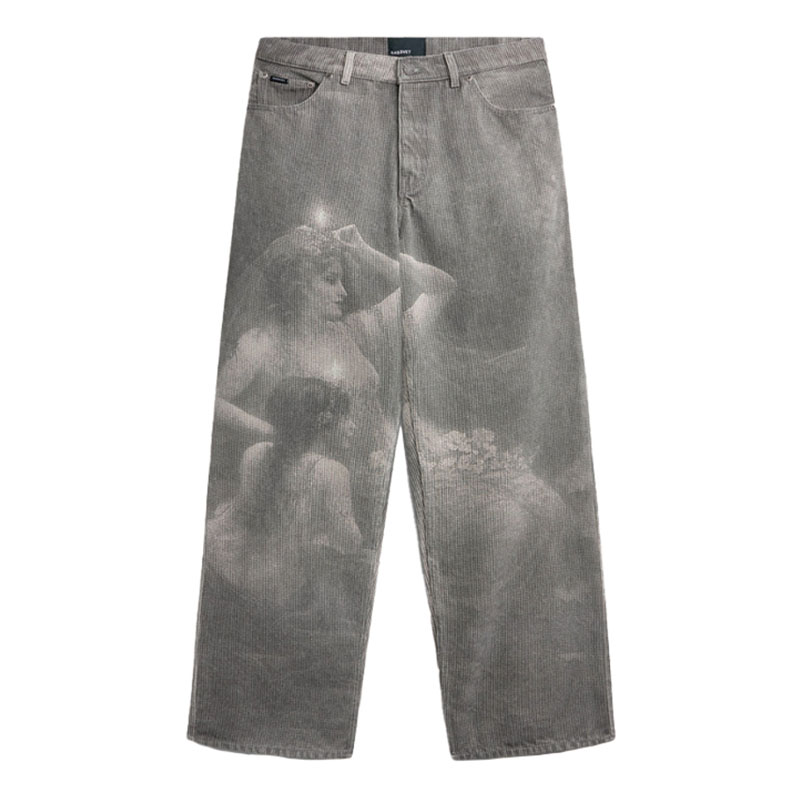 RASSVET(ラスベート)/ NYMPH BAGGY DENIM PANTS -BLACK-