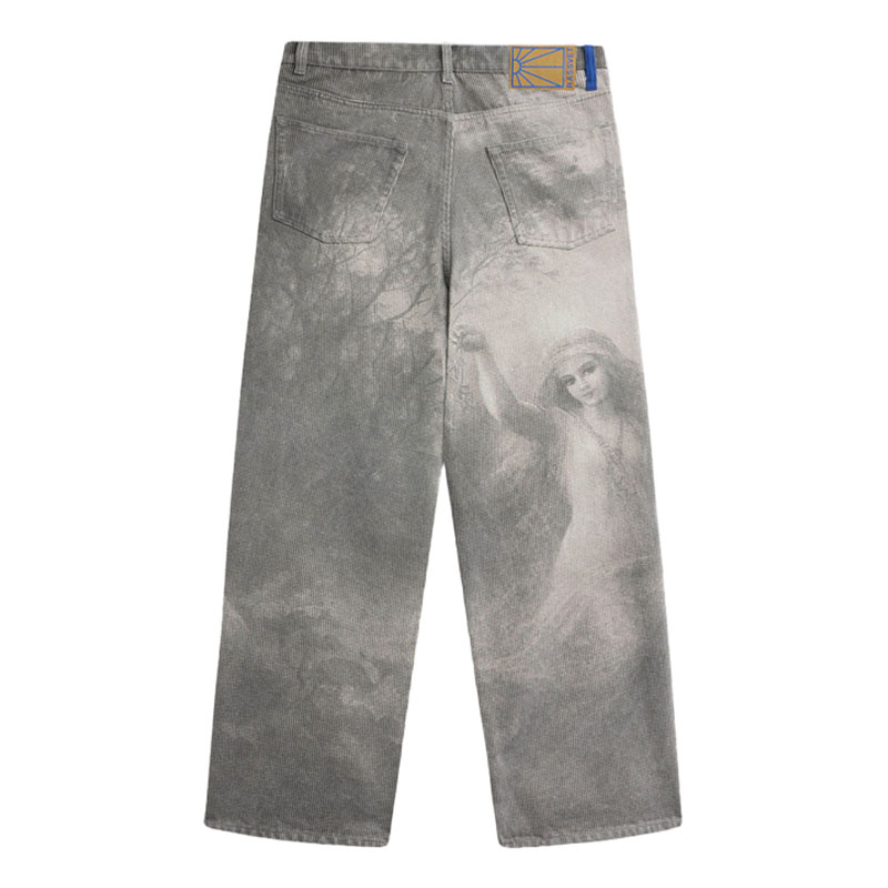 RASSVET(ラスベート)/ NYMPH BAGGY DENIM PANTS -BLACK-