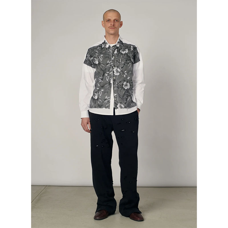 RASSVET(ラスベート)/ THERMAL LINED ZIP SWEATPANTS -BLACK-
