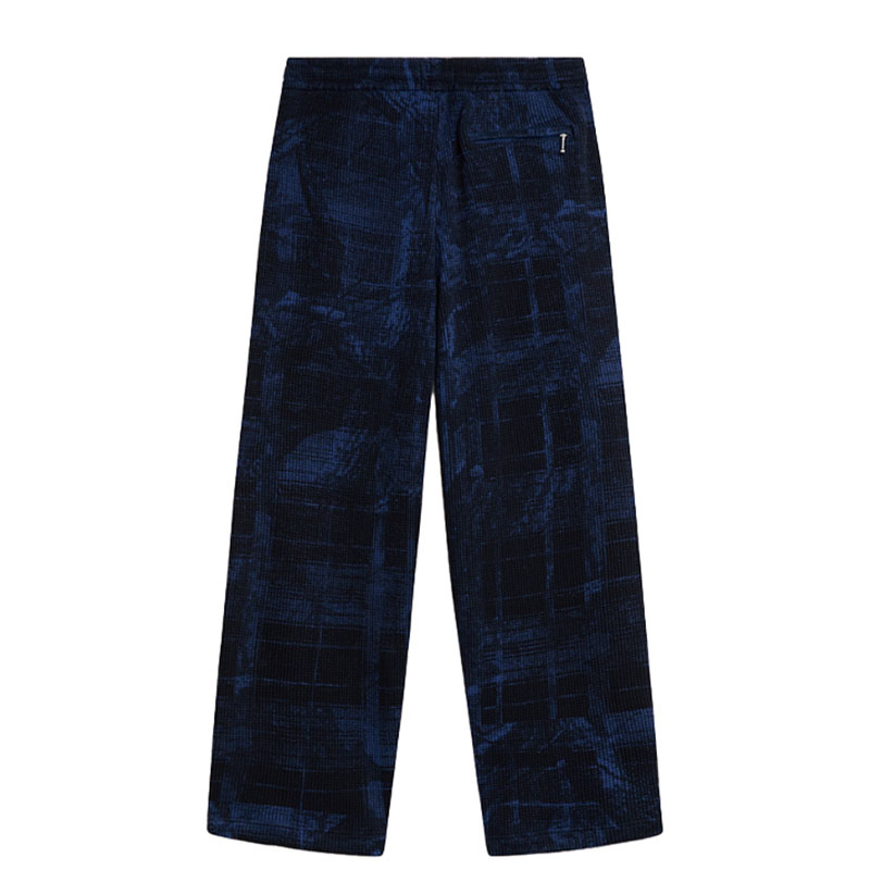 RASSVET(ラスベート)/ CONCEALED WASHED WAFFLE THERMAL PANTS -BLUE-