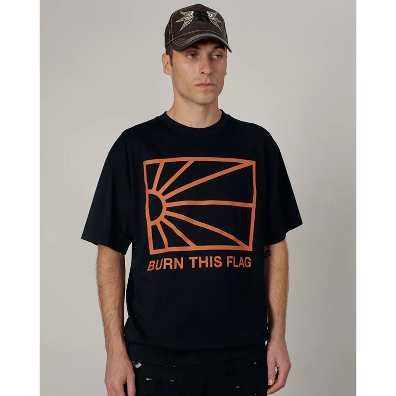 RASSVET(ラスベート)/ BORDERS TEE SHIRT -BLACK-