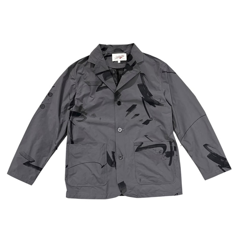 坩堝-RUTSUBO-(ルツボ)/ さむばでべるでい DRY TECH JACKET (RUTSUBO×JUN INOUE) -GRAY-