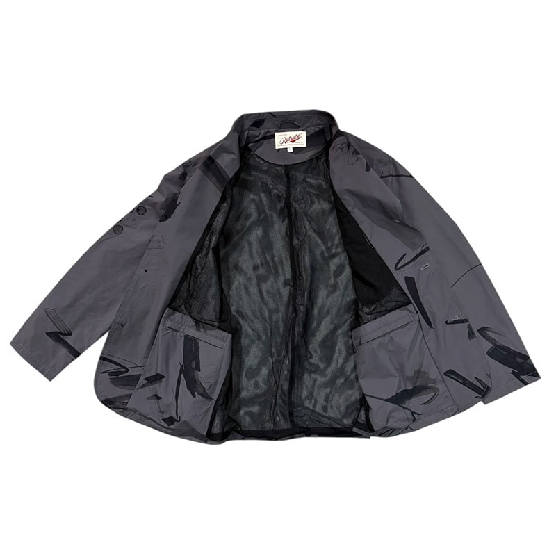 坩堝-RUTSUBO-(ルツボ)/ さむばでべるでい DRY TECH JACKET (RUTSUBO×JUN INOUE) -GRAY-