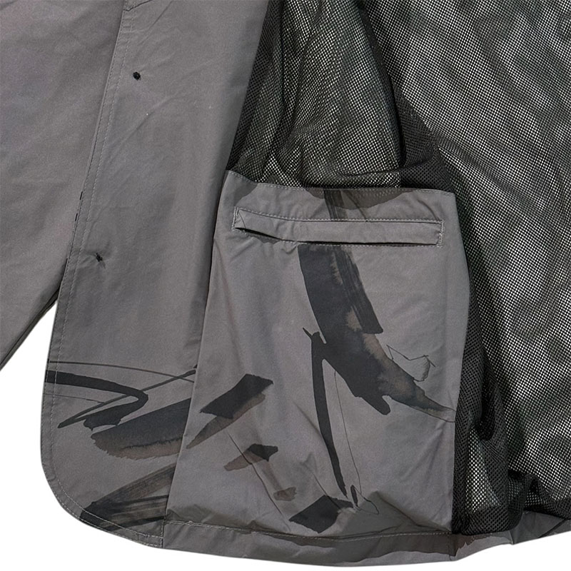 坩堝-RUTSUBO-(ルツボ)/ さむばでべるでい DRY TECH JACKET (RUTSUBO×JUN INOUE) -GRAY-