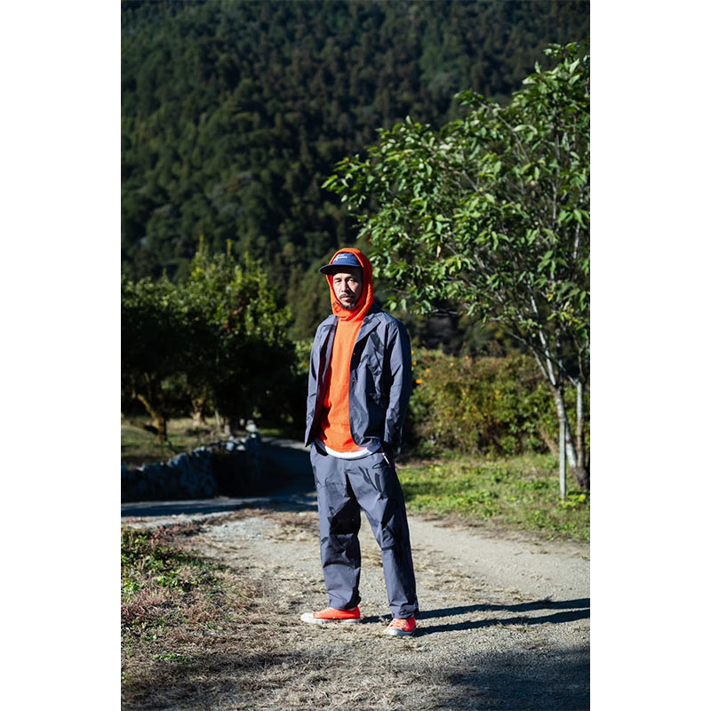 坩堝-RUTSUBO-(ルツボ)/ さむばでべるでい DRY TECH PANTS (RUTSUBO×JUN INOUE) -GRAY-