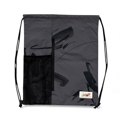 坩堝-RUTSUBO-(ルツボ)/ さむばでべるでい DRAWSTRING BAG (RUTSUBO×JUN INOUE) -GRAY-