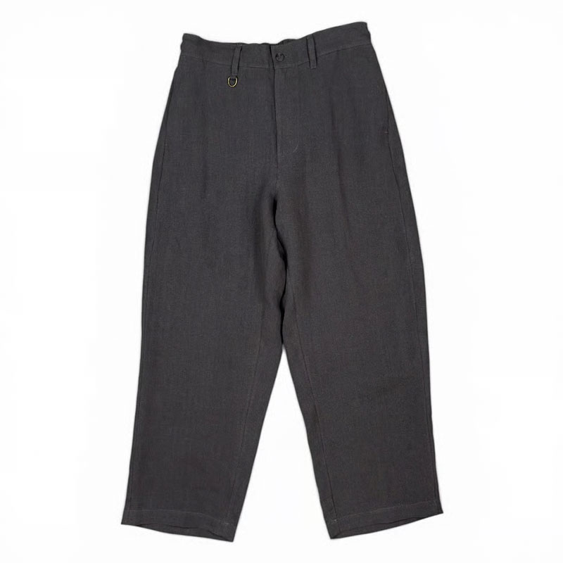 坩堝-RUTSUBO-(ルツボ)/ MODERN WIDE EASY TROUSERS -CHARCOAL-