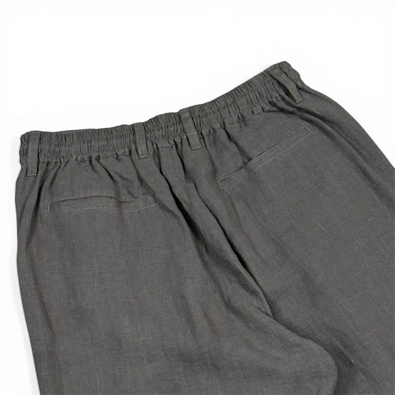 坩堝-RUTSUBO-(ルツボ)/ MODERN WIDE EASY TROUSERS -CHARCOAL-