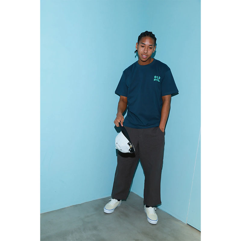 坩堝-RUTSUBO-(ルツボ)/ MODERN WIDE EASY TROUSERS -CHARCOAL-