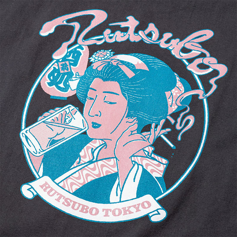 坩堝-RUTSUBO-(ルツボ)/ 裏町酒場 T-Shirts (YU SUDA ）-2.COLOR-