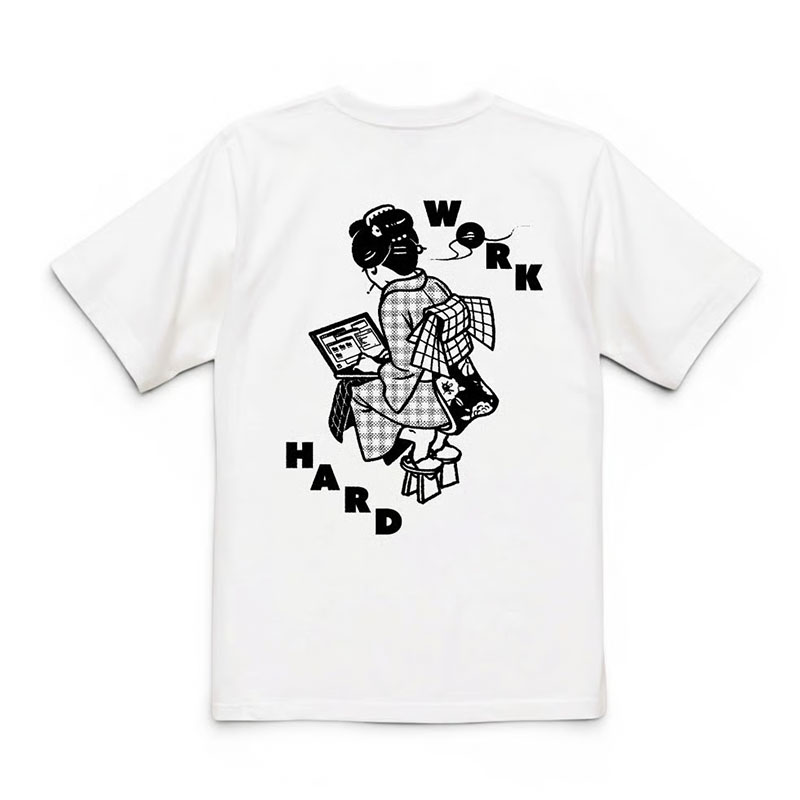 坩堝-RUTSUBO-(ルツボ)/ WORKHARD/必殺仕事人　S/S T-SHIRTS (YU SUDA）-3.COLOR-