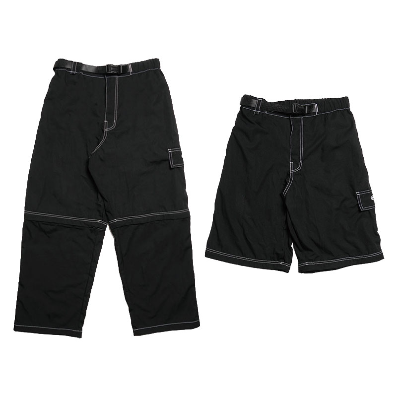 TELEVISI STAR(テレビジスター)/ BLACK RIPSTOP DETACHABLE PANTS -BLACK-
