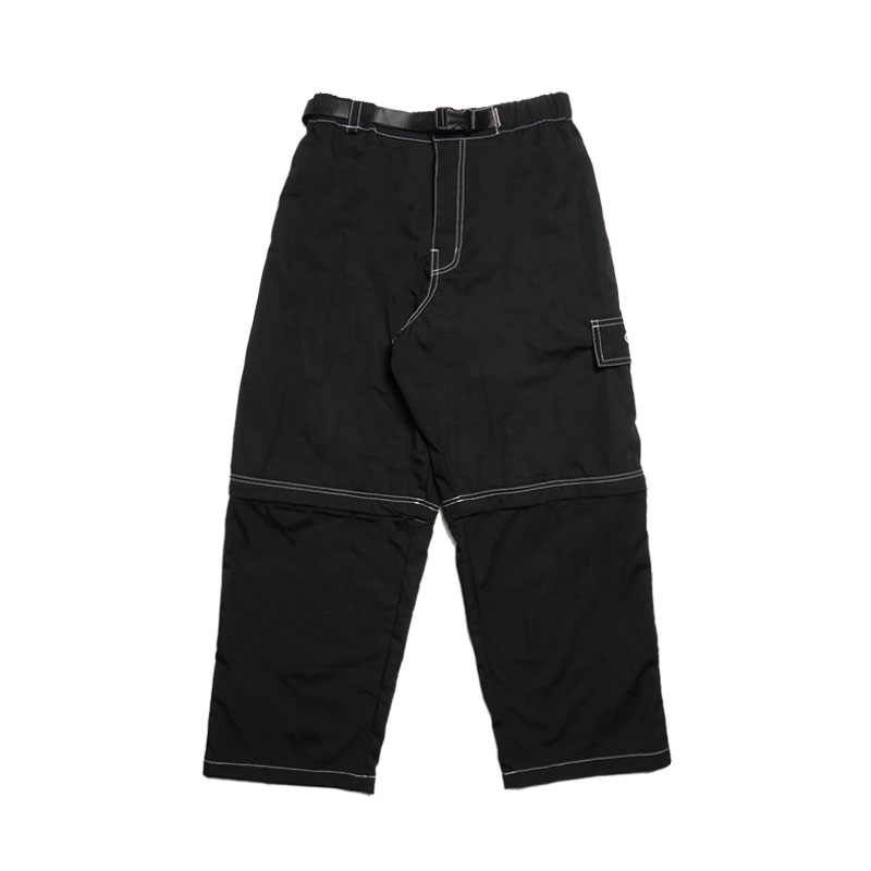 TELEVISI STAR(テレビジスター)/ BLACK RIPSTOP DETACHABLE PANTS -BLACK-