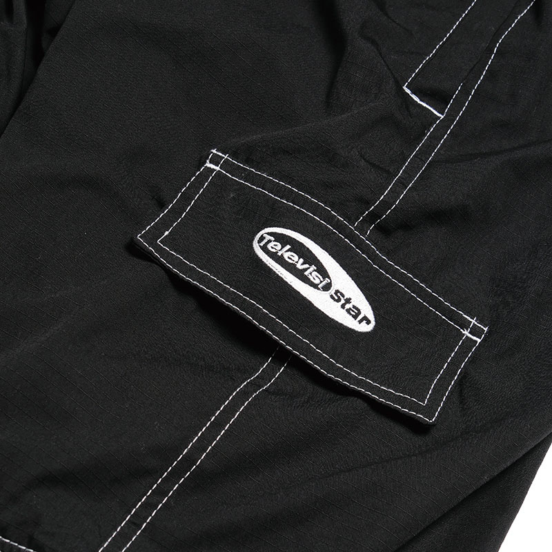 TELEVISI STAR(テレビジスター)/ BLACK RIPSTOP DETACHABLE PANTS -BLACK-