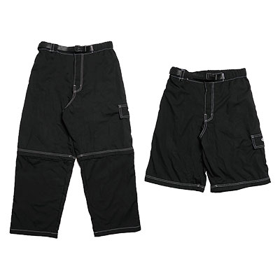 TELEVISI STAR(テレビジスター)/ BLACK RIPSTOP DETACHABLE PANTS -BLACK-