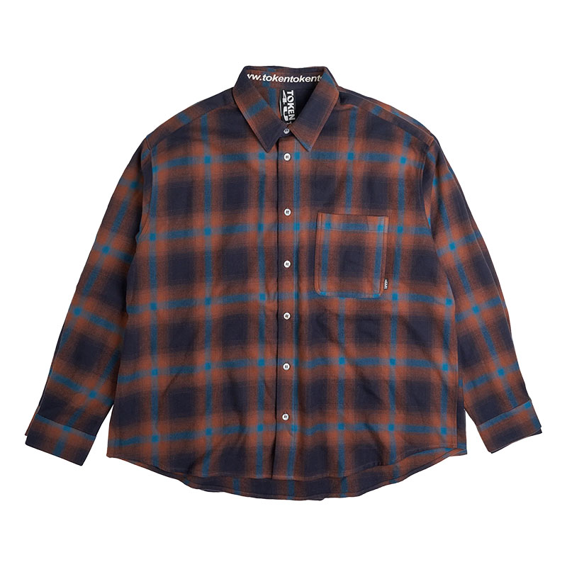 TOKEN(トークン)/ HARDWEAR SHIRT -BROWN-
