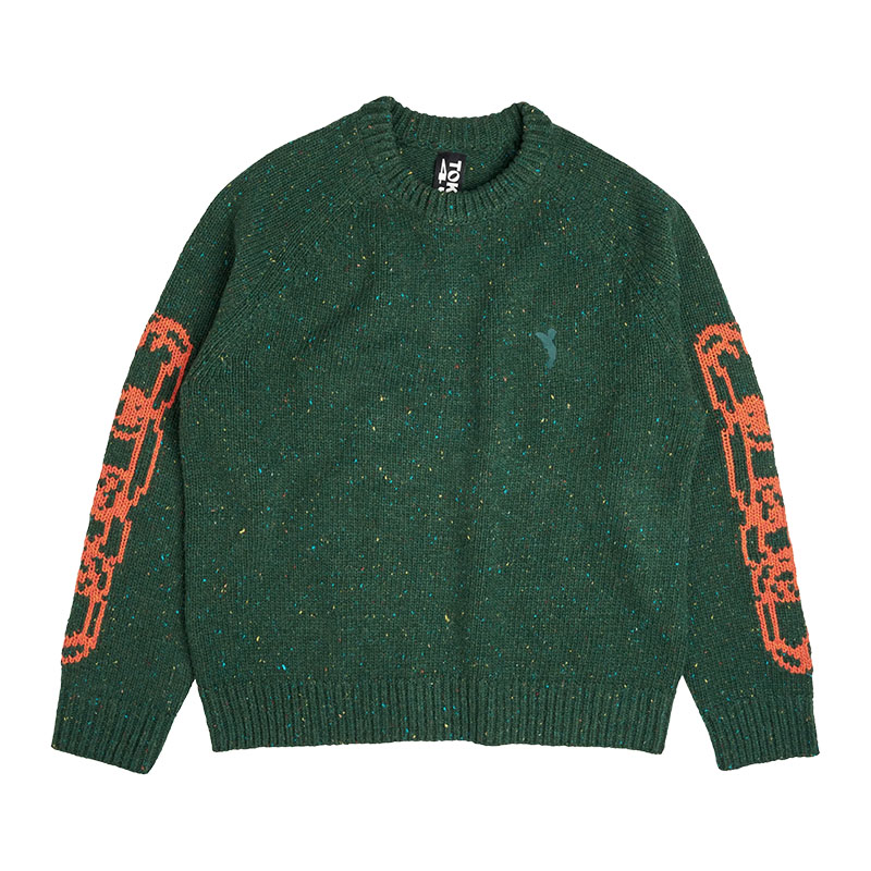 TOKEN(トークン)/ CHAINS SWEATER -GREEN-