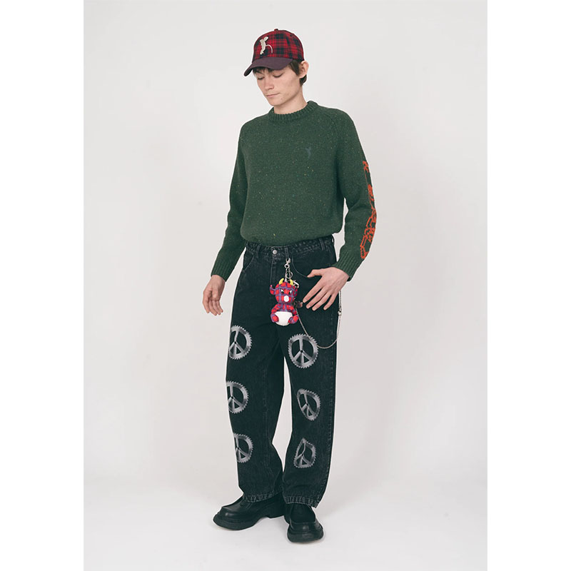 TOKEN(トークン)/ CHAINS SWEATER -GREEN-