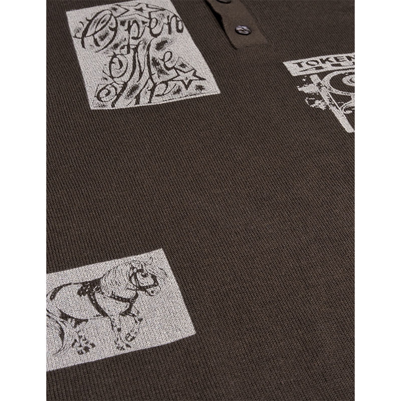 TOKEN(トークン)/ EMO POLO -BROWN-