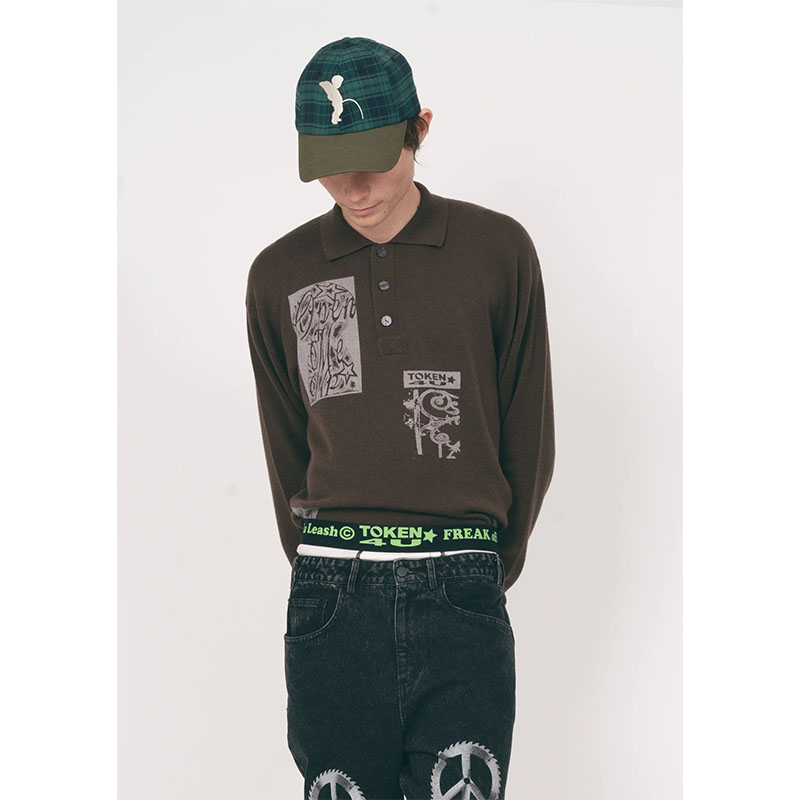 TOKEN(トークン)/ EMO POLO -BROWN-