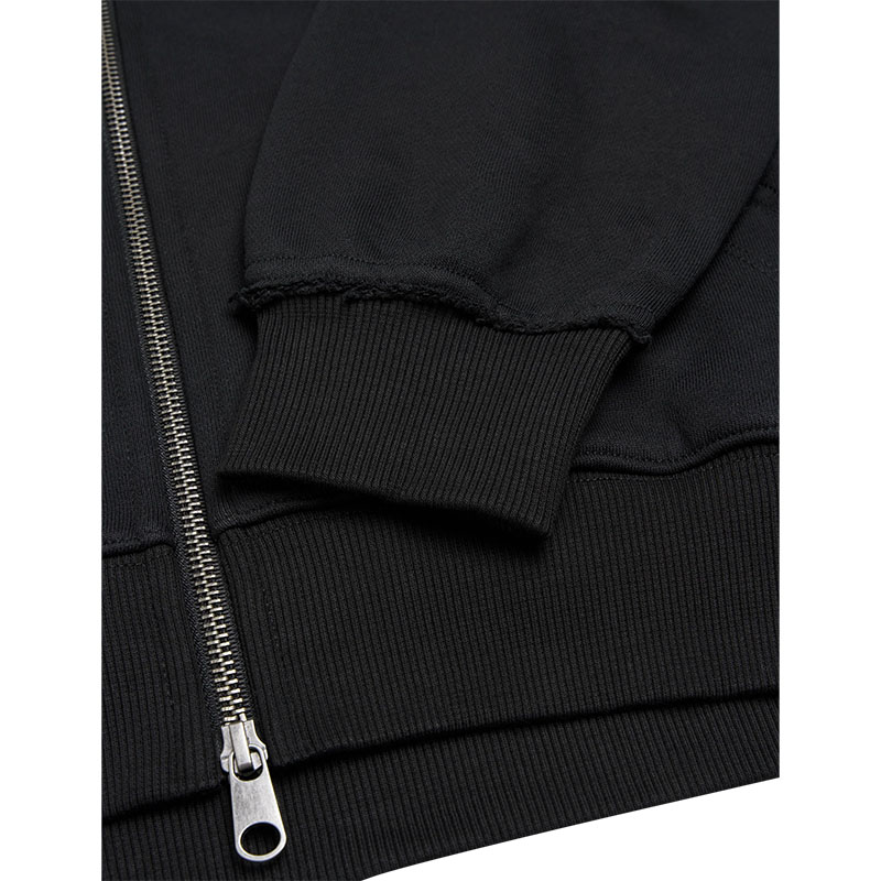 TOKEN(トークン)/ SLICED ZIP HOODIE -BLACK-