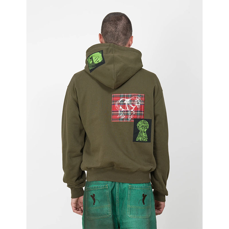 TOKEN(トークン)/ CARLY ZIP HOODIE -OLIVE-
