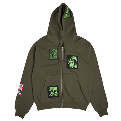 TOKEN(トークン)/ CARLY ZIP HOODIE -OLIVE-