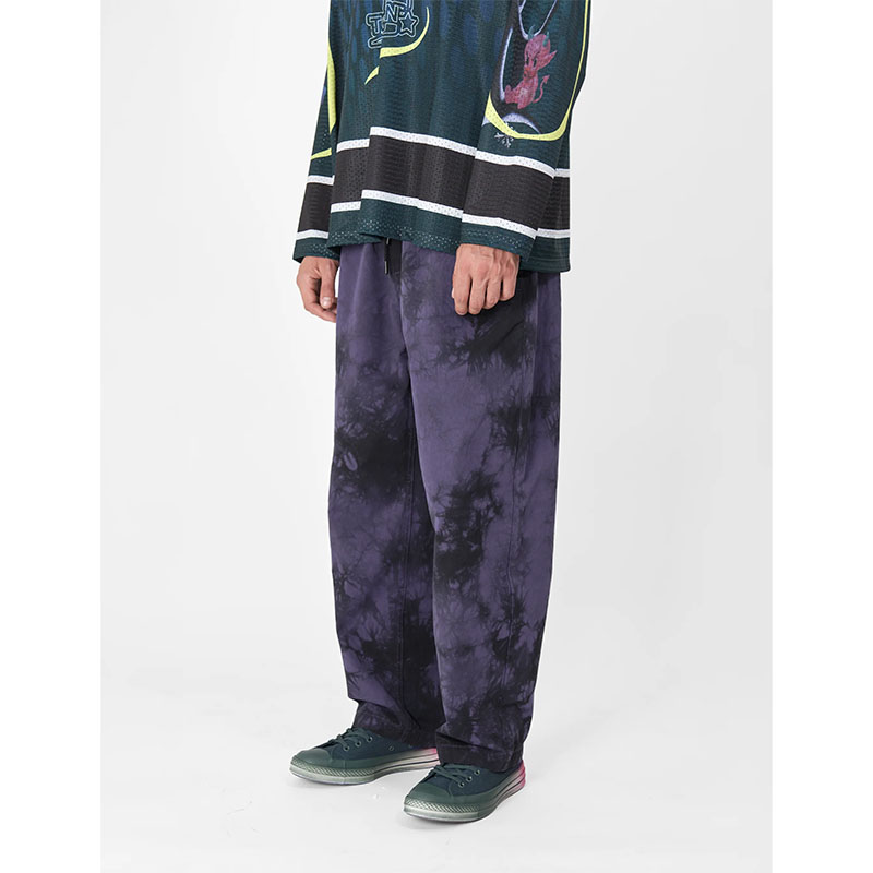 TOKEN(トークン)/ SUNDOWN PANTS -PURPLE TIE DYE-