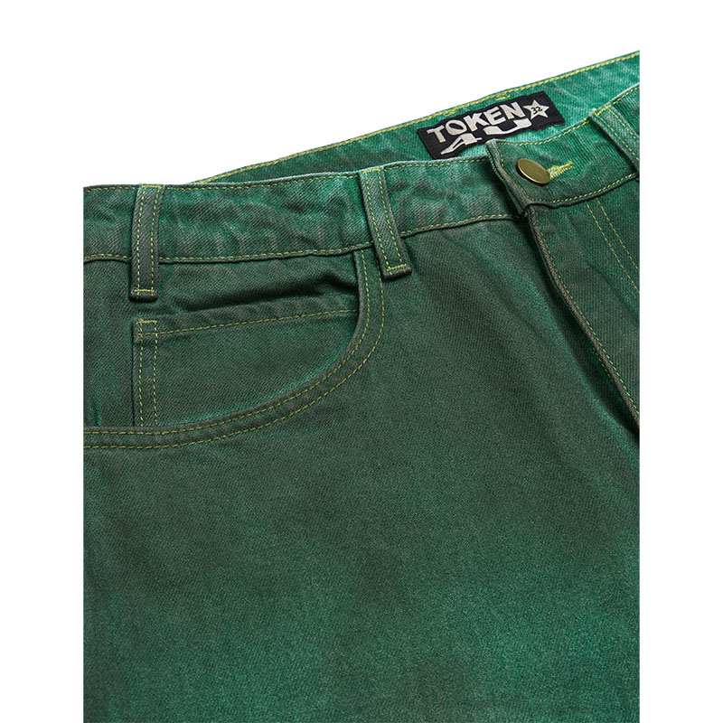 TOKEN(トークン)/ ALPHABET JEANS -GREEN-