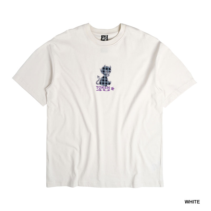 TOKEN(トークン)/ PLAID DEVIL SS TEE -2COLOR-