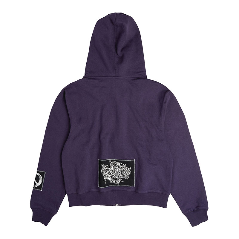 TOKEN(トークン)/ UNITY ZIP UP HOODIE -PURPLE-