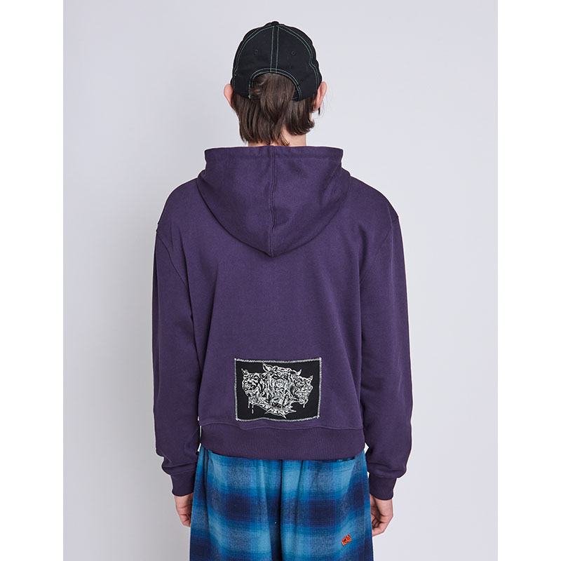 TOKEN(トークン)/ UNITY ZIP UP HOODIE -PURPLE-