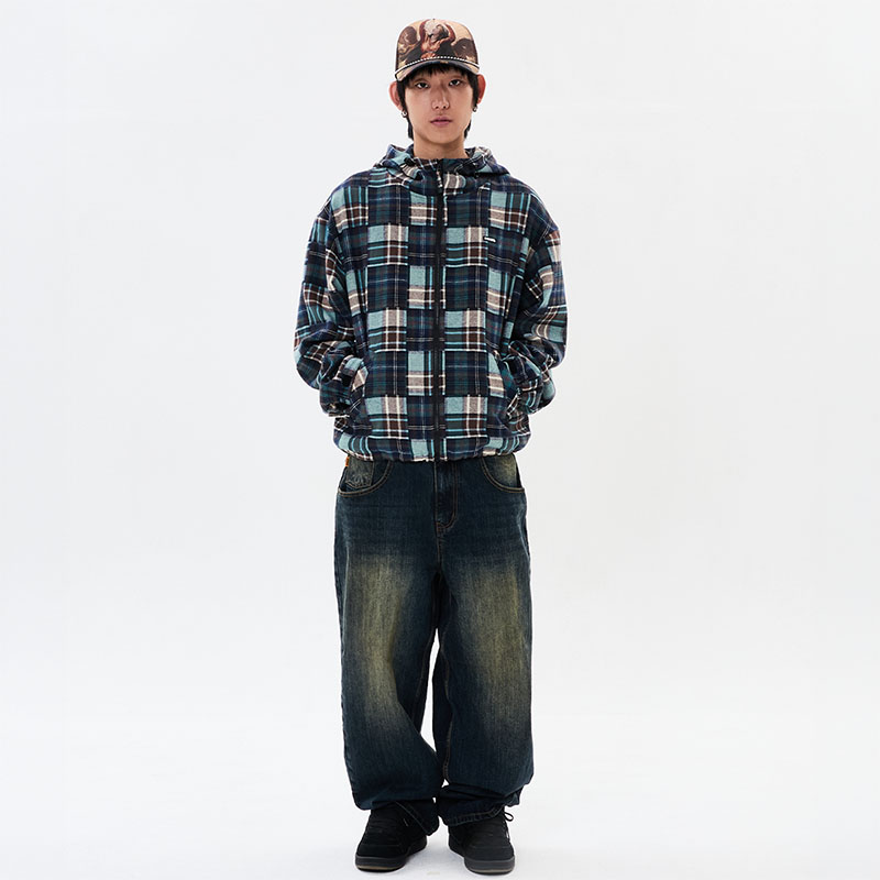 WKNDRS(ウィーケンダーズ)/ PATCHWORK HOOD JACKET -MULTI-